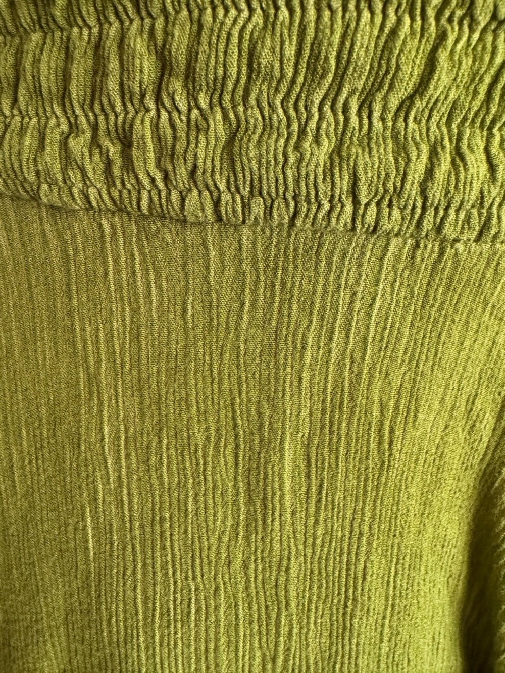 "Lost Island" strapless 100% cotton summer sun dress bright green L/XL - Picture 10 of 16